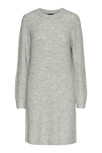 PIECES Pcellen Ls O-Neck Knit Dress Noos Bc