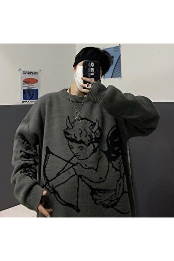 Oldeys Eros Smoked Oversize Touz Sweater - Chouze