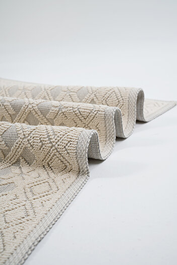NikAr Home Modern Cotton Mats, Non-Slip Base, Stylish and Durable Cotton Water Absorbent