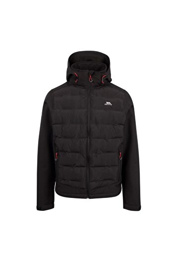 Trespass Alwero- Hybrid Softshell Jacket Tp-75 Men's Black Softshell Men's Softshell