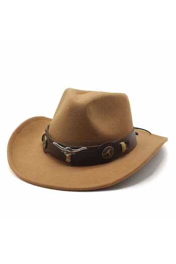 Uniquetrenders Unisex Καουμπόικο καπέλο Fedora Καπέλο καουμπόη Καπέλο καουμπόη