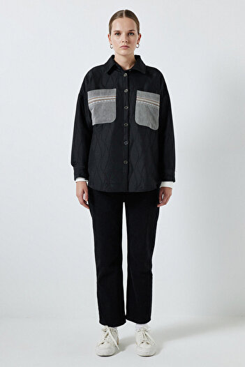 Touché Privé Stepped Jacket with Embroidery on the Back