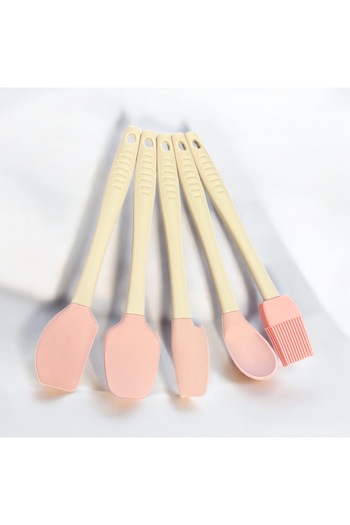 CKM silikon Set of 5 Silicone Medium-Sized Spoons