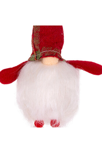 Herdekora Christmas Ornament Santa Claus Figure Illuminated Red-White 8X27 Cm.
