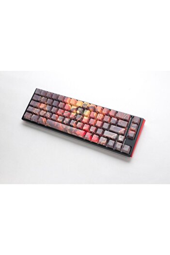 Ducky لوحة مفاتيح ميكانيكية للألعاب DOOM، RGB، SF 65%، Cherry Brown Key