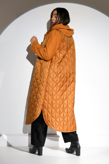 Mankens Fashion Μακρύ πουπουλένιο παλτό με κουκούλα και φερμουάρ