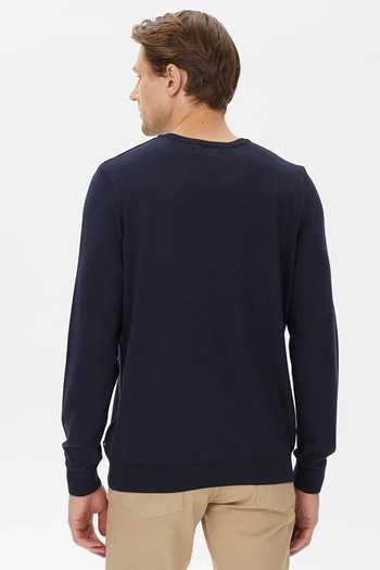Nautica Triko Men's Navy Blue Sweater S37002T.4Nv