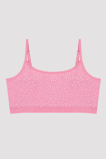 Penti Multicolored Girl's Patterned 2-Piece Half Undershirt