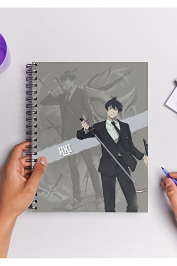Home Chainsawman Anime Spiral Notebook A5 (50 Sheets)