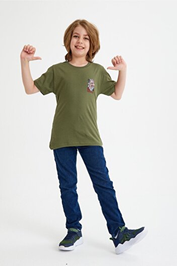 CC STORE Dragon Printed Children's T-Shirt for Ages 5-15