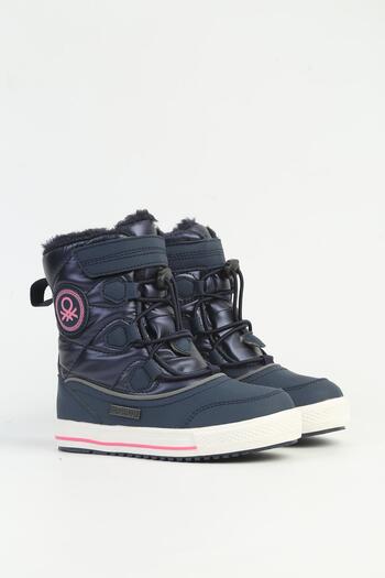 Benetton Navy Blue Waterproof Children's Boots - Imported Bni-11018
