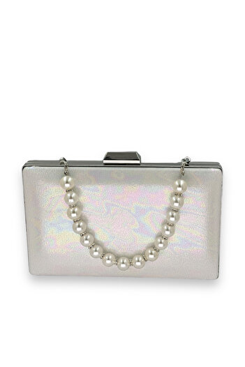 Wedding Fashion Pearl Plated Satin Pearl Handle Crystal Patterned Matte Leather Evening Dress Bag Evening Bag Henna Wedding Engagement