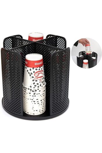 MIBRU Coffee cups metal base holder black
