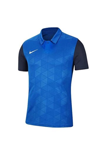 Nike Tricou albastru clasic cu rever pentru copii Trophy IV Polo