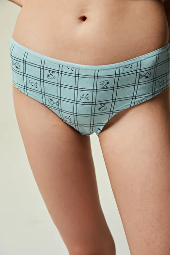 Penti Chiloți multicolori Snoopy Hipster din 2 piese