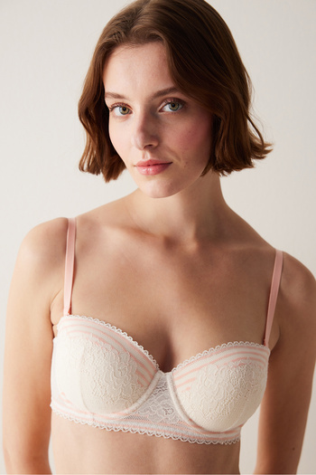Penti Bloom Lace Lace Ecru Bra