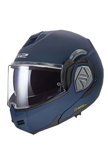 LS2 Advant Çene Açılır Kask Mat Navy Mavi X-large