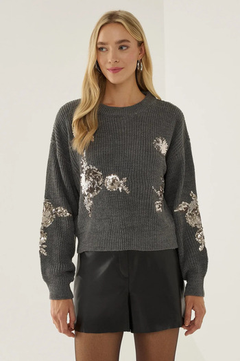 Hiccup Sequin Detailed Sweater
