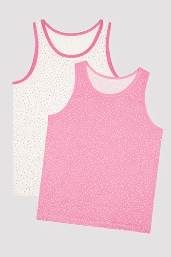 Penti Multicolored Girl's Polka Dot 2-Piece Undershirt
