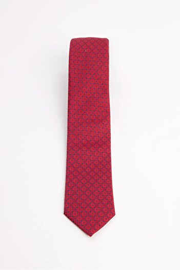 Tudors Patterned Classic Men's Tie with Pocket Handkerchief