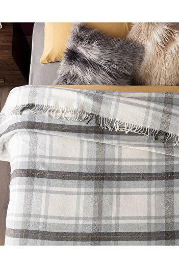 English Home Gray Halden Blanket - 150X200 cm