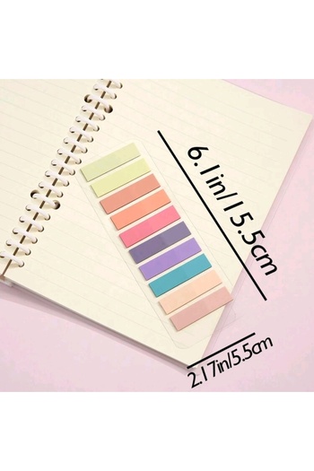 Mansura 200 Sheets Post-It Adhesive Note Paper - Index Sticker Index