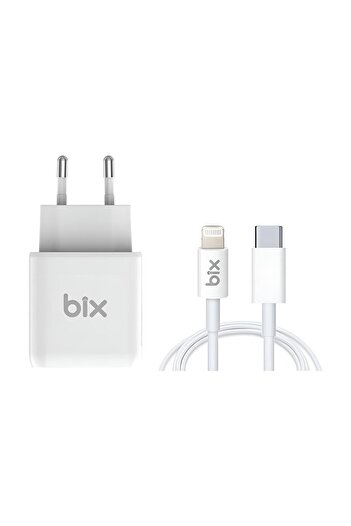 Bix Bx-cl20ta 20w Pd Hızlı Şarj Adaptörü 3a Usb-c'den Lightning Kablo