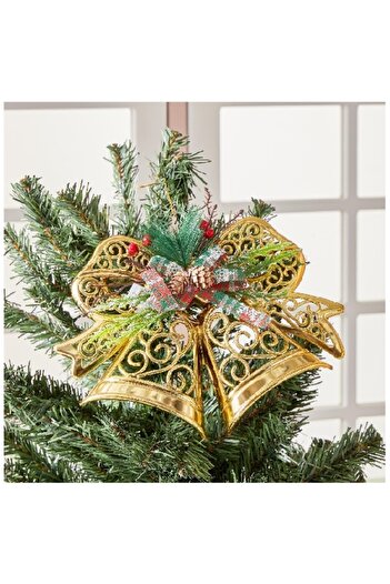 Home Box Blovec Tree Topper Bell - 26x0.3x20 cm