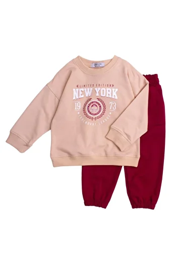 Chicsy Baby New York Printed Oversize Baby Kids Tracksuit Set