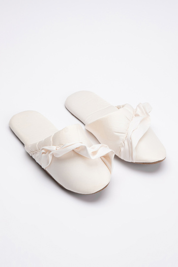 Penti Ekru Bride Frill Terlik