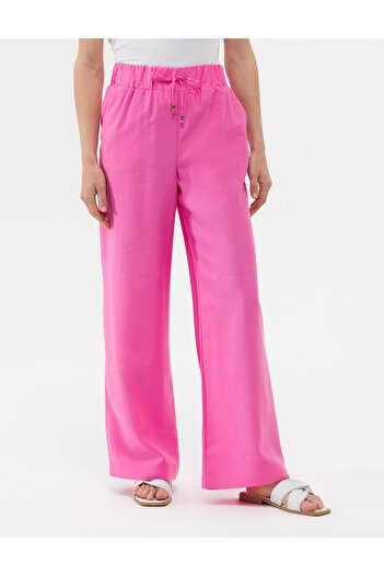 Pierre Cardin Pink Elastic Waisted Loose Fit Trousers 50263029-Vr167