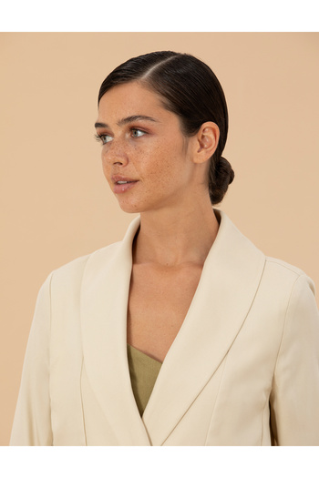 Pierre Cardin Cream Regular Fit Jacket 50263092 -Vr071