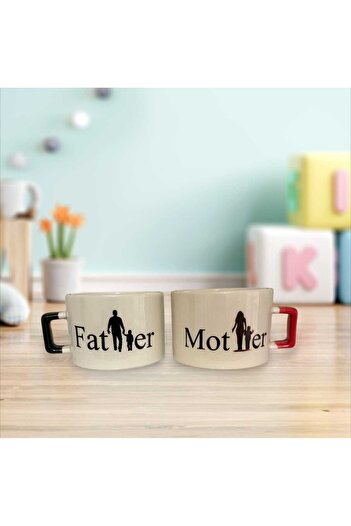 GameFruy Mother (Mother) & Father (Father) Double Sided Written Mug