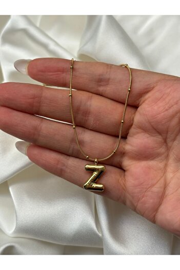 RGAccessories Altın Kaplma Minimal Z Harfli Kolye