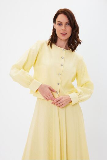 İrva Tesettür Lina Jacket and Top Set