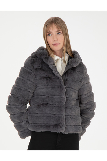 Pierre Cardin Anthracite Faux Fur 50276352-Vr006