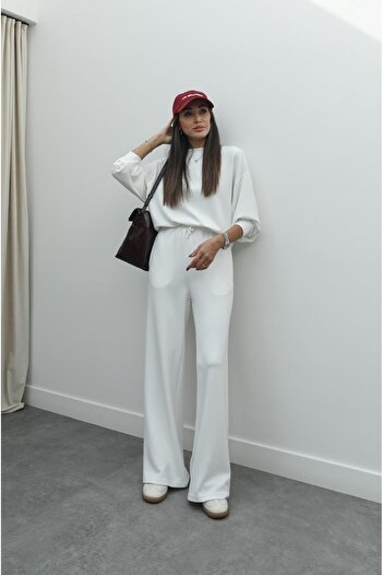Havoş Ecru Claire Modal Tracksuit Set