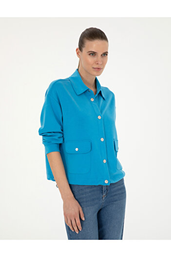 Pierre Cardin Mavi Comfort Fit Örme Hırka 50283321-VR036
