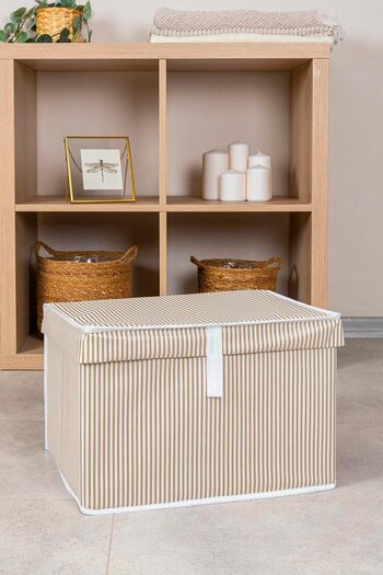 ALAS 3 Pieces - Multi-Purpose Storage Bag with Cover (Laundry-storage-organization etc.), Box Mini 40x30x26