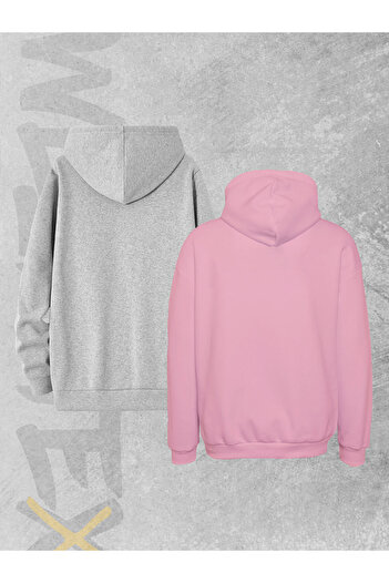 WEARTEX 2 Pack Unisex Oversize Hooded Sweatshirt