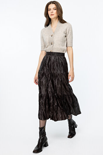 Ekol Burümcük Patterned Skirt
