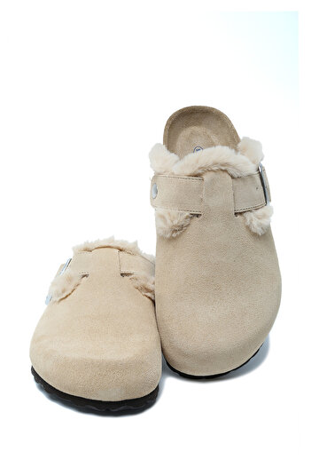 Kifidis K14207-029SD Kifidis Soft Step Kadın Süet Deri Sabo Mantar Terlik 36-41