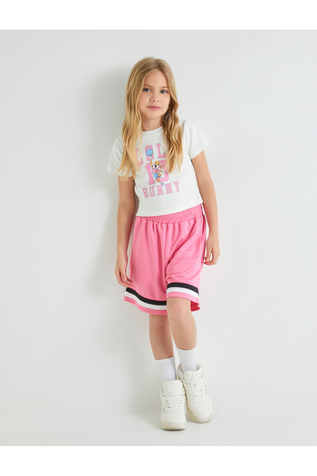 Koton Color Blocked Shorts - Elastic Waist