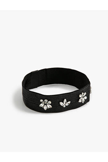 Koton Rubber Hair Band with Stone Detail