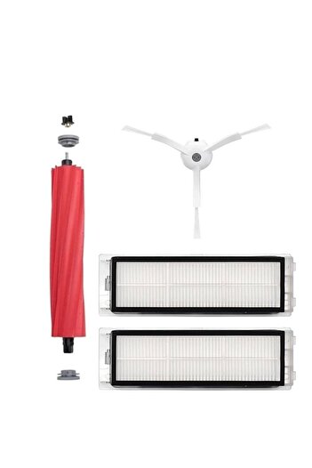 Roborge Roborock Q Revo Max V Robot Süpürge Uyumlu 4'lü Yedek Parça Seti