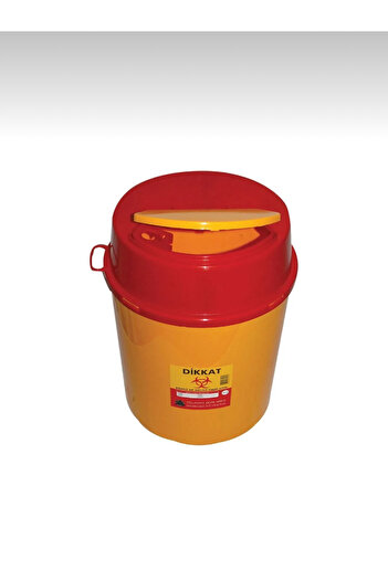 Genel Markalar 30 Litre Tıbbı Atık Kovası Çöp Kovası Pedalsız Kesici ve Delici Atık Kovası
