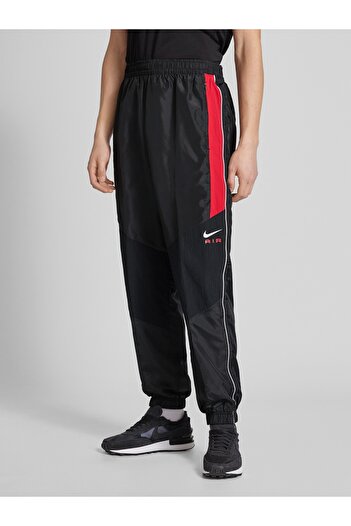 Nike Sportswear Swoosh Air Woven Siyah Erkek Basketbol Eşofman Altı