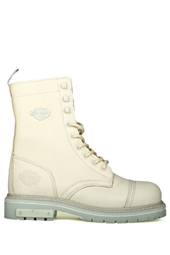 Harley Davidson Γυναικείες μπότες Colmar Beige από γνήσιο δέρμα