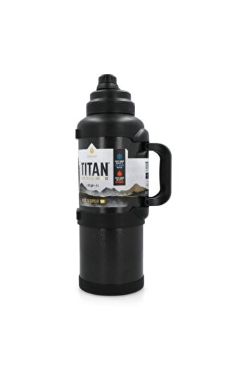 manna Titan Stainless Steel Carry Handle Water Bottle 4 Liter