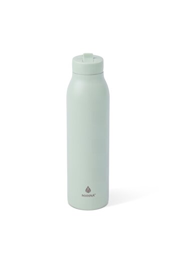 manna Modern Flip Durable Stainless Steel Water Bottle 20oz